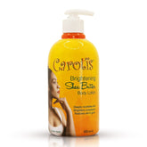 CAROTÏS Skin Brightening Body Lotion bottle showing 500 ml for everyday use.