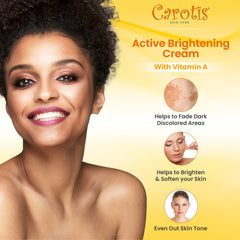 CAROTÏS skin texture before-after shows improved brightness and evener tone.