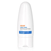 Carpe exfoliating underarm scrub bottle with refreshing mint scent for lasting freshness.