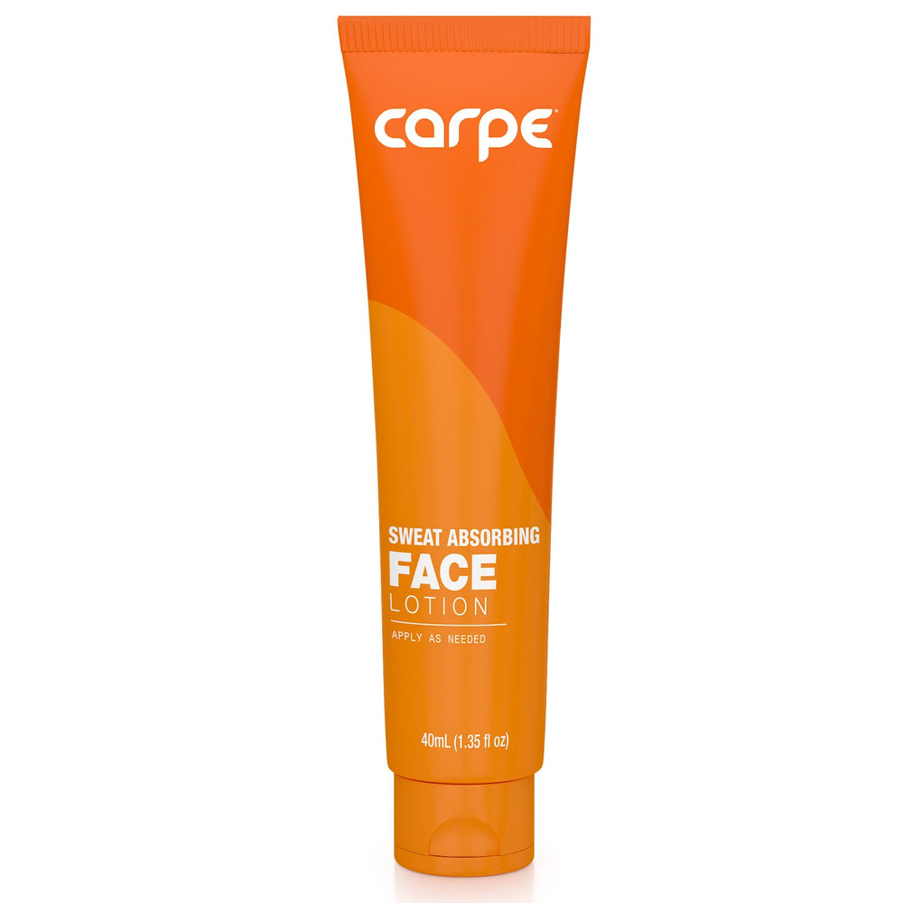 Carpe Face Lotion packshot showing gelled powder texture for a dry, comfortable feel.