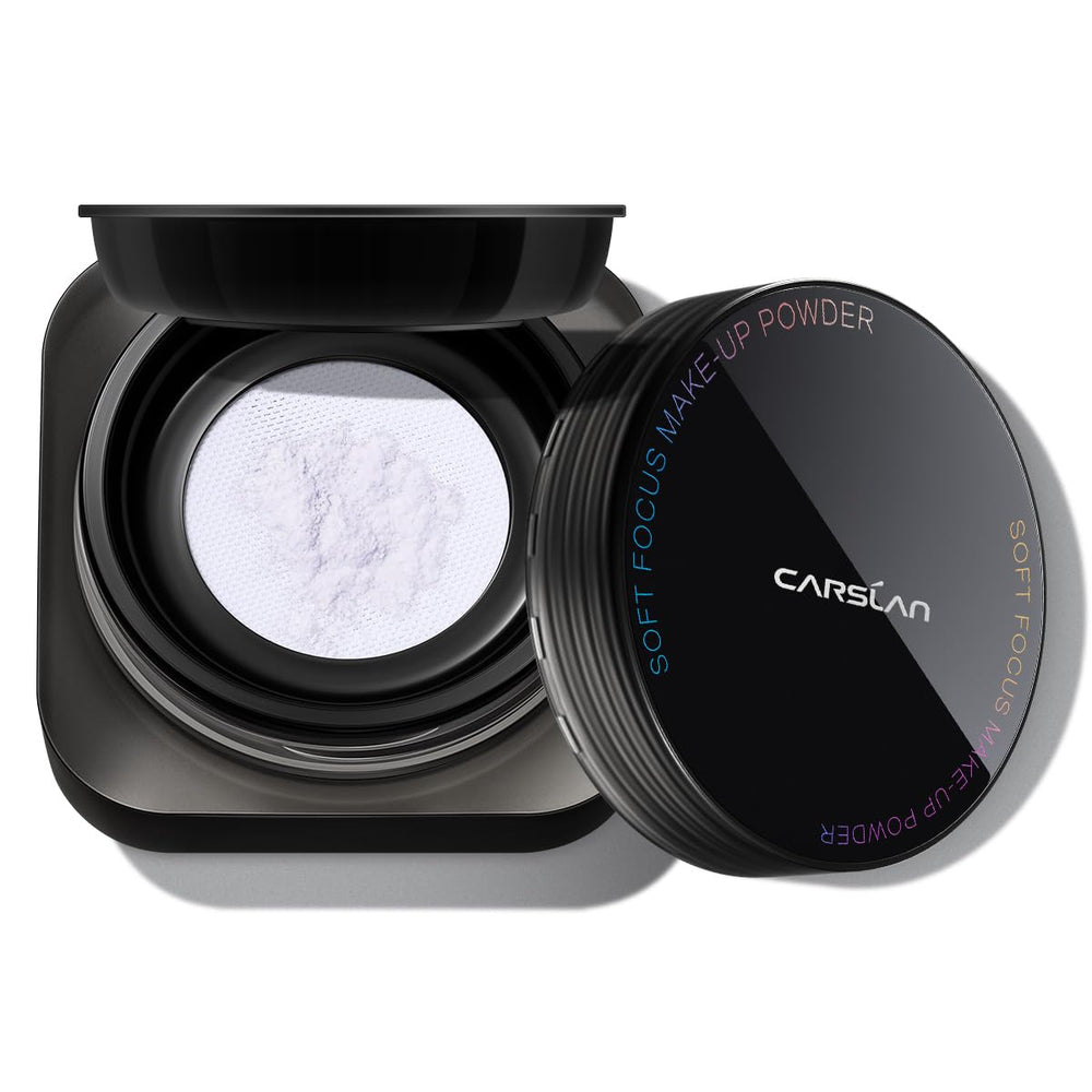 CARSLAN 1.0 bottle with mesh sifter for mess-free powder application.