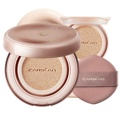 CARSLAN Moisture Air Cushion compact open with refill for on-the-go hydration