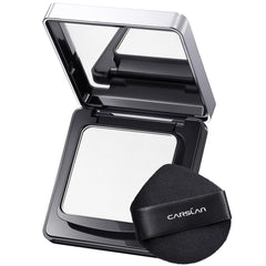 CARSLAN waterproof pressed powder compact with mirror for long-lasting touch-ups.