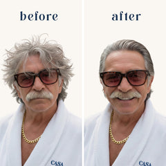 Hair styling with Terra Clay for texture and hold