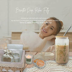 Castateo calming gardenia aroma fills the room for a peaceful atmosphere.