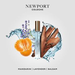 Caswell-Massey Greenbriar Cologne bottle conveying crisp sophistication