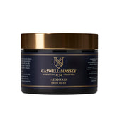 Caswell-Massey Heritage Almond Shave Cream bottle front shows smooth glide benefit