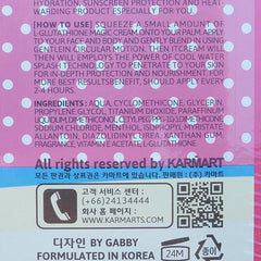 Cathy Doll L-Glutathione Magic Cream SPF50 demonstrates sun protection