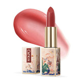 Catkin Lip Balm Color Change in Dusty Rose cap shows smooth texture for easy application.