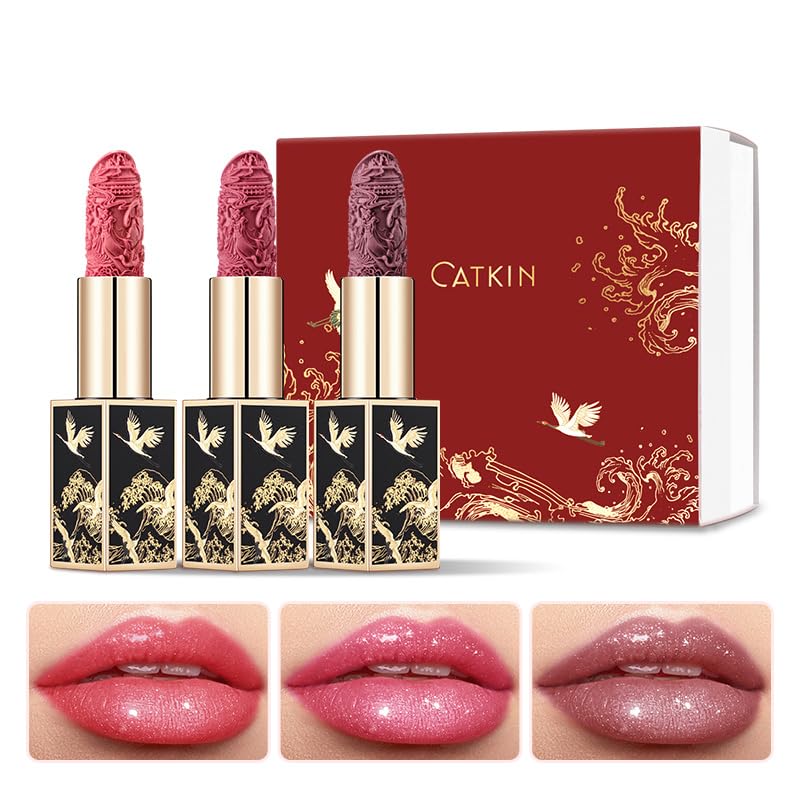 Catkin Lipstick Gift Set outer case showcases a premium design ideal for gifting