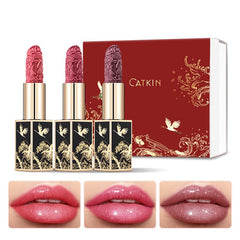 Catkin Lipstick Gift Set outer case showcases a premium design ideal for gifting