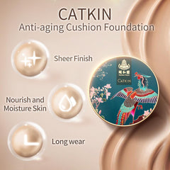 Catkin Phoenix Cushion compact open shows refill-ready tray