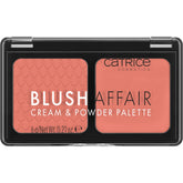 Catrice Blush Affair Cream blush swatch for radiant, blendable glow