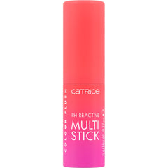 Catrice Colour Flush Multi Stick on cheek shows dewy natural finish