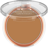 Catrice Melted Sun Cream Bronzer packaging swatch showing natural glow.