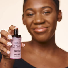 Catrice Prime & Fine Dewy Glow Spray travel-friendly size for on-the-go touch-ups.