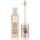 Catrice True Skin High Cover Concealer bottle shows high coverage with a waterproof, long-wear finish.