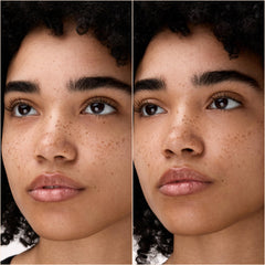 Catrice Warm Nude swatch reveals sheer, lightweight brightness.