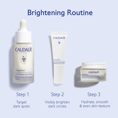 Caudalie Vinoperfect travel-size serum on the go for quick touch-ups.
