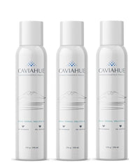 CAVIAHUE thermal water spray bottle delivers calming mineral mist for sensitive skin.