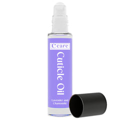 C CARE Lavender Chamomile roll-on bottle with soothing, hydrating nail formula.