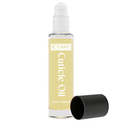 C CARE Sweet Almond Roll-On Cuticle Oil bottle close-up for easy daily application