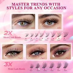 CCODDY DIY at home use applying lash clusters at home