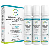 C'rcle Minoxidil Foam 5% unscented bottle for mess-free application