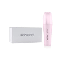 Celestolite Estrella serum applied to the neck area during routine care.