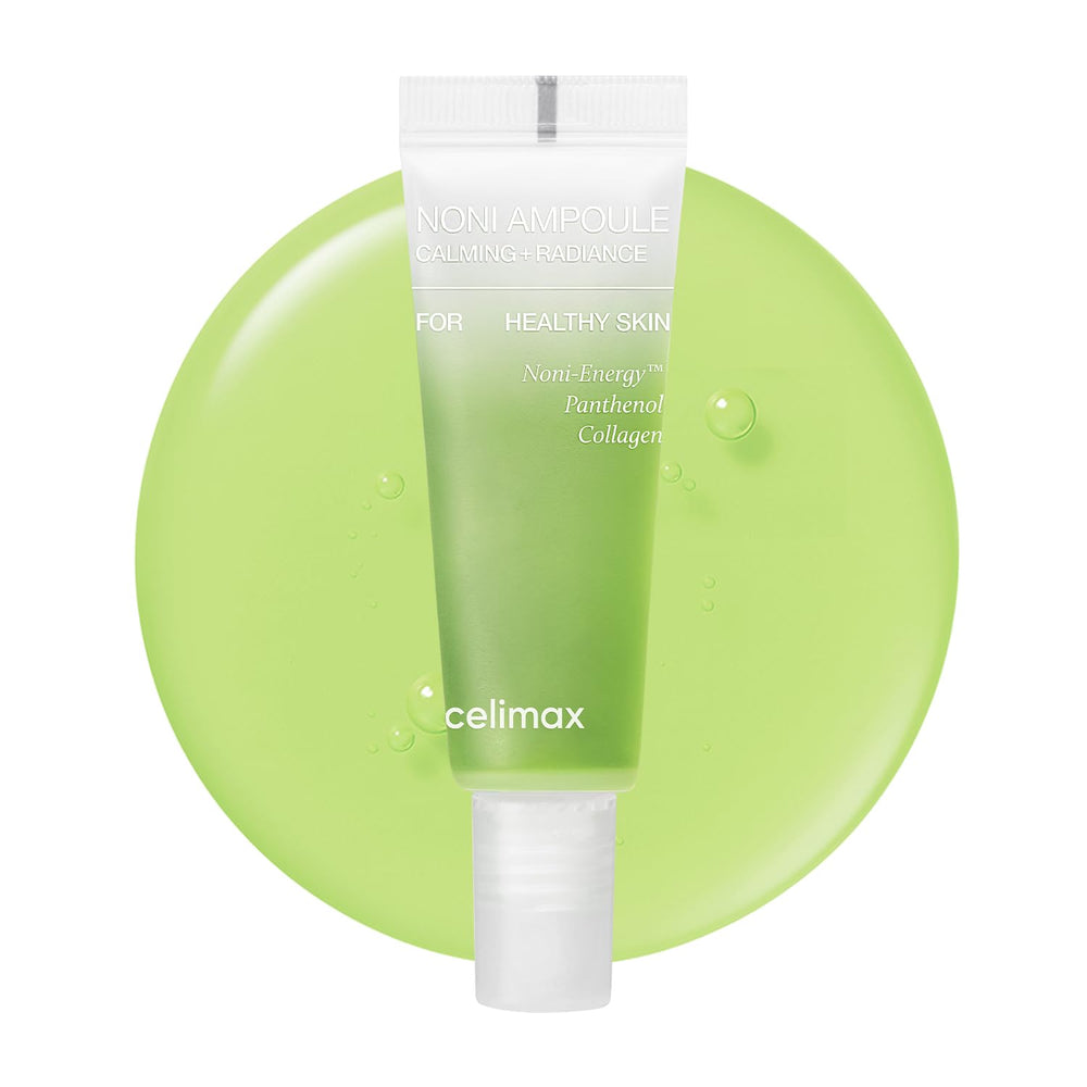 Celimax Noni Energy Ampoule bottle with pour spout delivering lightweight hydration.