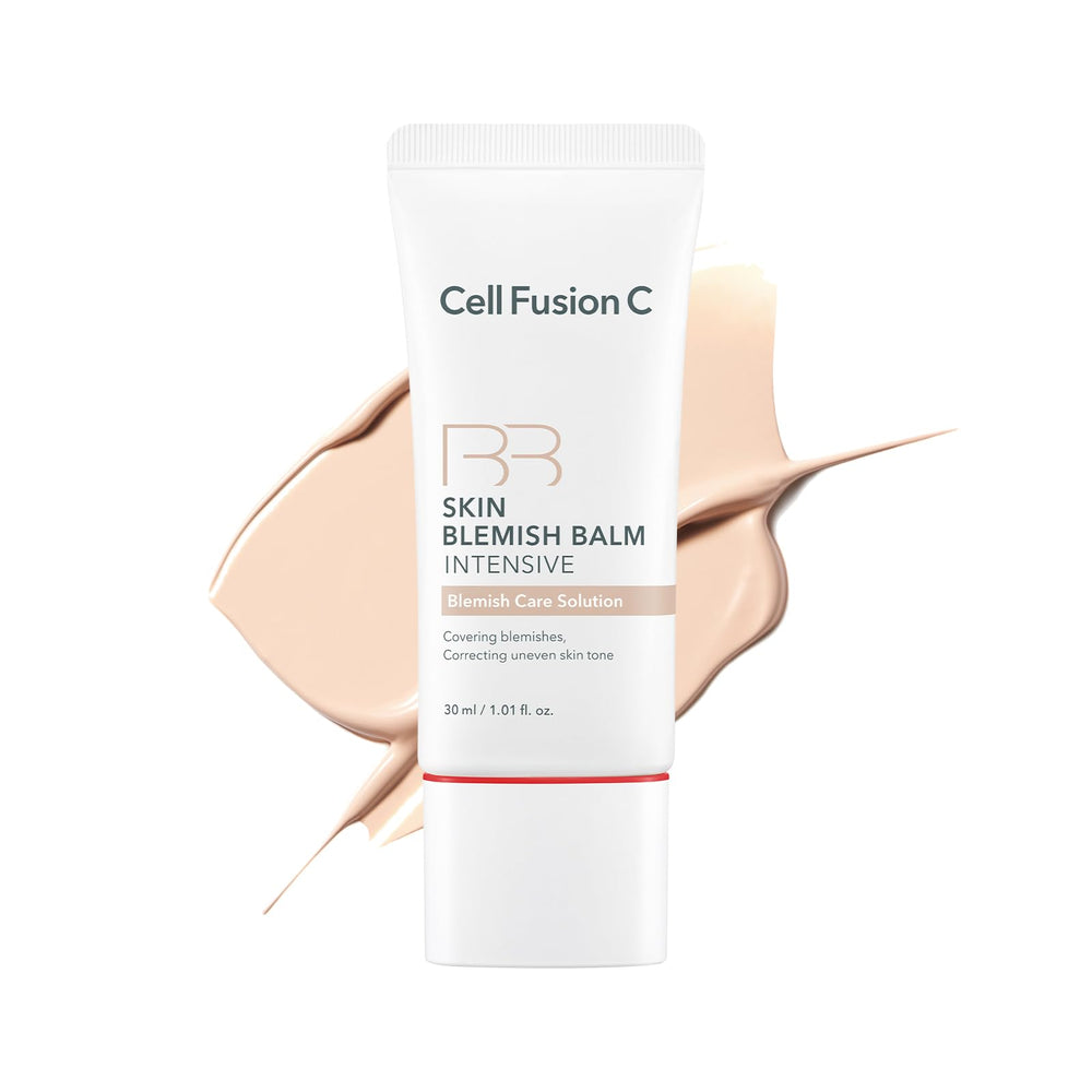 Cell Fusion C Skin Blemish Balm No.19 Light bottle showing long-lasting natural coverage