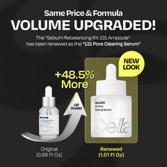 Celladix Sebum Rebalancing Ampoule dropper delivers precise dose for controlled use.