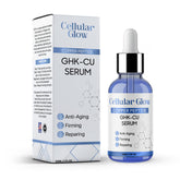 Cellular Glow Copper Peptides Serum bottle for firming and rejuvenation routines.