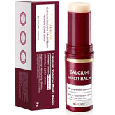 Celuriane Calcium Multi Balm Stick applied to the face for hydration and barrier support.