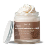 Cenbyder grass-fed beef tallow moisturizer bottle showcasing hydration-ready formula.