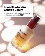 CENTELLIAN 24 hydrolyzed elastin detail emphasizing glow and texture improvement.