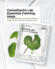 Close up of Madeca Mask soaking in essence for deep hydration.