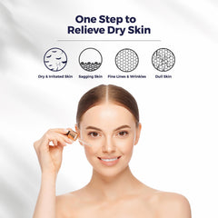 Centellian 24 ampoule applied to the cheek for smooth layering