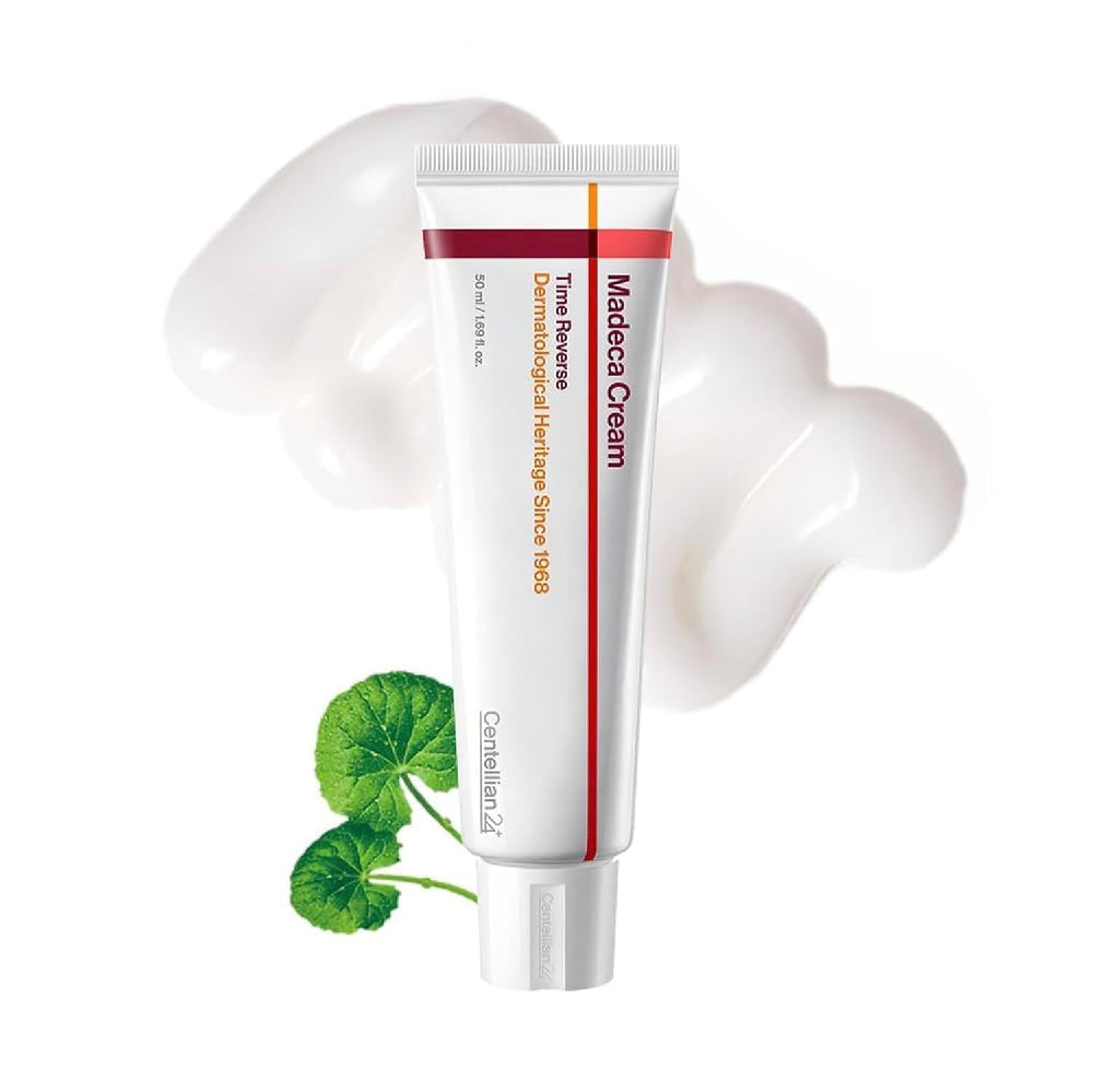 Centellian 24 Madeca Cream Time Reverse jar close-up showing rich hydration