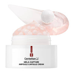 Centellian 24 Madeca Mela Capture ampoule bottle for targeted tone correction and radiance.