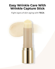 Centellian 24 Madeca Wrinkle Capture Stick at smile lines for targeted smoothing and hydration.