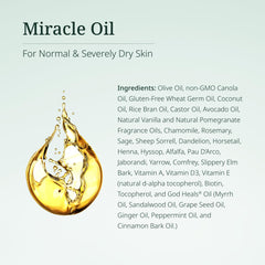 Heal Quick Oil application on hands showing versatile skin care
