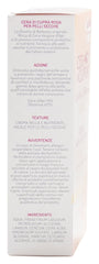 Italian packaging for Cera di Cupra Rose for Dry Skin signaling authentic care