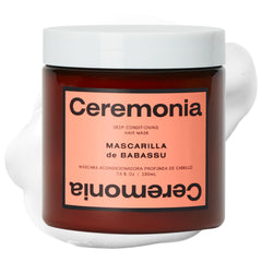 Ceremonia deep-conditioning mask bottle with babassu oil and cupuacu butter for intense hydration
