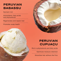 Ceremonia natural ingredients photo highlights babassu oil and cupuacu butter origin