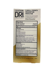 Certain Dri nighttime application scene showing bedtime use for excess perspiration.