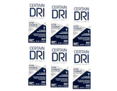 Certain Dri anti-perspirant solid six-pack front view for long-lasting protection