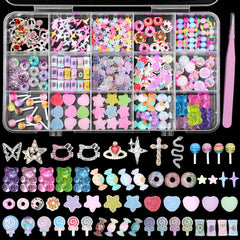 CESUSME 3D donut nail charm for playful DIY manicure accents