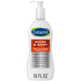 Cetaphil Daily Smoothing Moisturizer bottle highlights 20% urea for hydration and gentle exfoliation