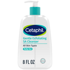 Cetaphil Gentle Exfoliating SA Cleanser bottle for daily sensitive-skin use